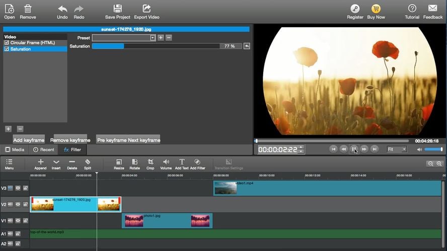 video edit screenshot photo moviemator