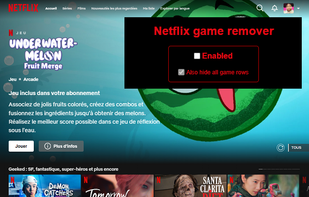 Netflix Game Remover screenshot 1