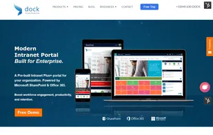 Dock Intranet screenshot 1
