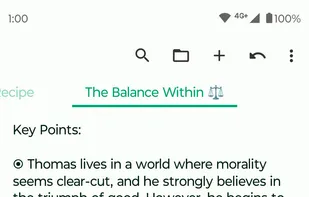 Fossify Notes screenshot 1