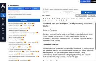 Article Writer, Keyword Search Tool