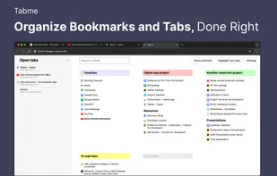 Organize Bookmarks visually