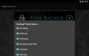 MyBackup screenshot 3