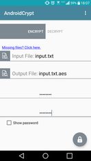 AESCrypt for Android (AndroidCrypt) screenshot 2