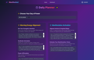 Manifestied Daily Planner