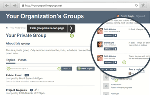 OnlineGroups.net screenshot 1