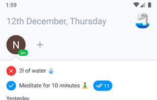 Naviko - social habit tracker screenshot 1