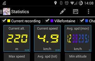 MyTrails screenshot 2