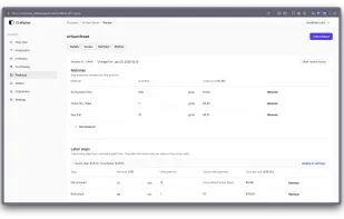 Craftplan screenshot 1