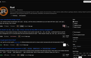 Rust Language Homepage