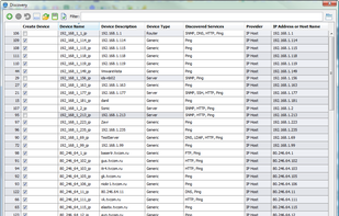 Network Discovery Results
