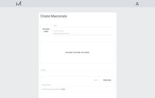 Creating a profile as a a creator