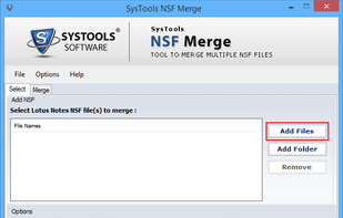 SysTools NSF Merge screenshot 2