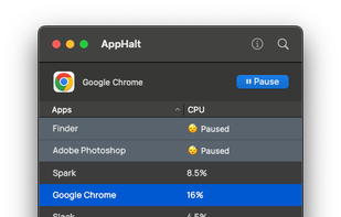 AppHalt screenshot 1