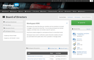 Committees & Collaborative Workspaces