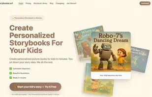 StorybookAI screenshot 1