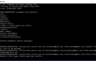 isimSoftware Command Line Email Sending Tool screenshot 1