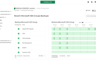 FluentPro Backup interface