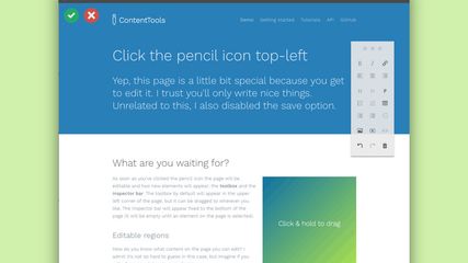 ContentTools Editor screenshot 1