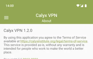 Calyx VPN screenshot 3