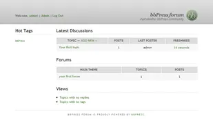 bbPress screenshot 1