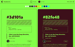 Randoma11y screenshot 2