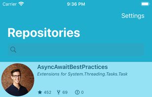 GitTrends screenshot 1