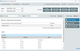 Statistics, reports #2