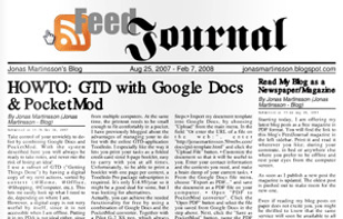 FeedJournal screenshot 1