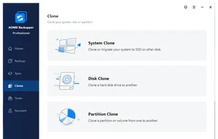 AOMEI Backupper screenshot 3