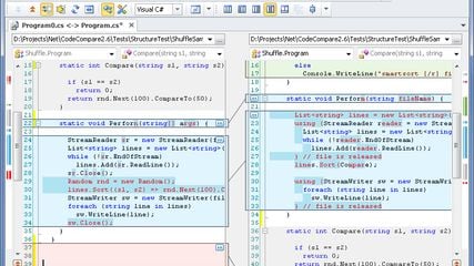Code Compare screenshot 1