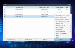 SiriKali screenshot 2