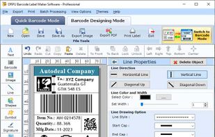 Professional Barcode Maker screenshot 1