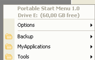 Portable Start Menu screenshot 1