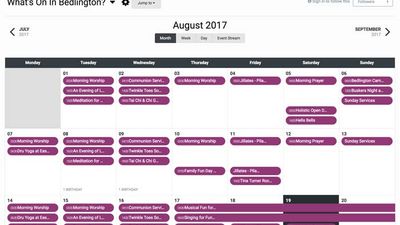 Community Calendar exemple