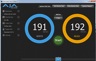 AJA System Test screenshot 1