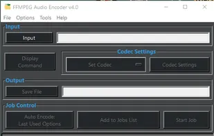 FFMPEG Audio Encoder screenshot 1