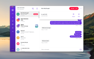 TextNow screenshot 1