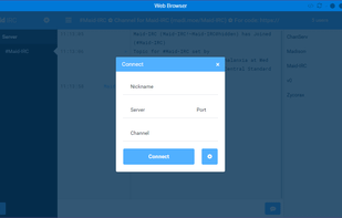 Maid-IRC screenshot 1
