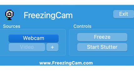 Mac FreezingCam window screenshot