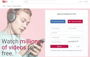 Vuetubes screenshot 1