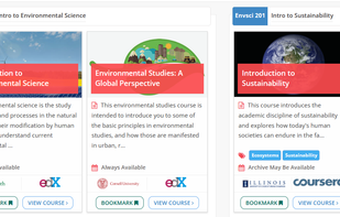 example of grouped courses under the same subject identifier