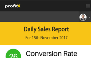Automated sales report