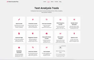 Tools page of Word Counter Plus

link is:
https://wordcounterplusapp.com/tools