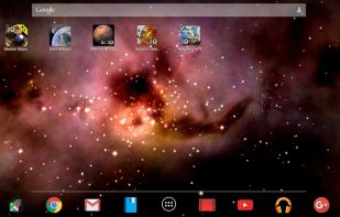 Space - Stars & Clouds 3D Wallpaper screenshot 1