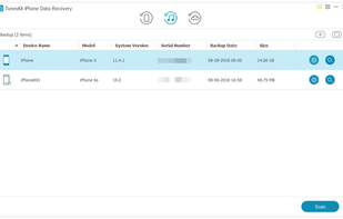 TunesKit iPhone Data Recovery screenshot 1