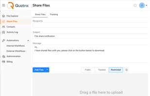 Quatrix screenshot 2