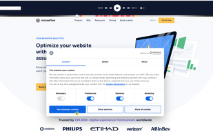 Mouseflow screenshot 1