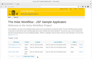 Imixs-Workflow screenshot 2