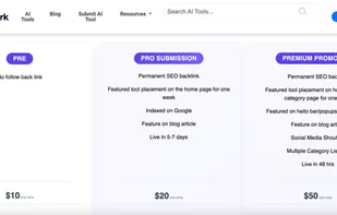 Submit A AI Tool Page